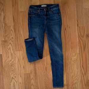 Madewell 9” high rise jeans